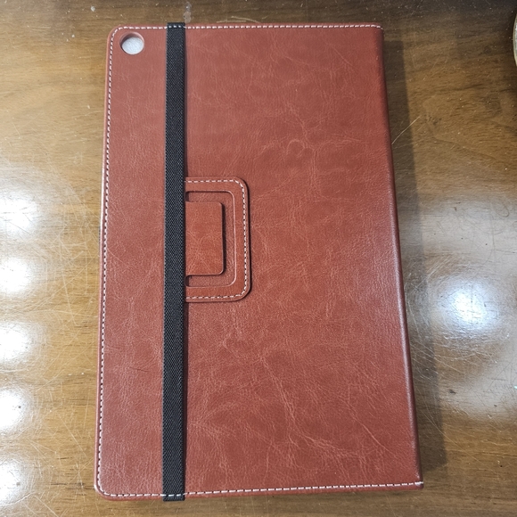 NWT Moko Vintage Style Brown Leather Case - Fire HD 10 - Picture 4 of 4